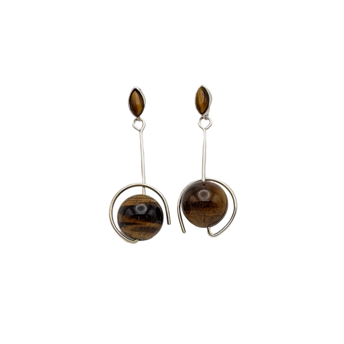 Carmem Tiger's Eye Earrings