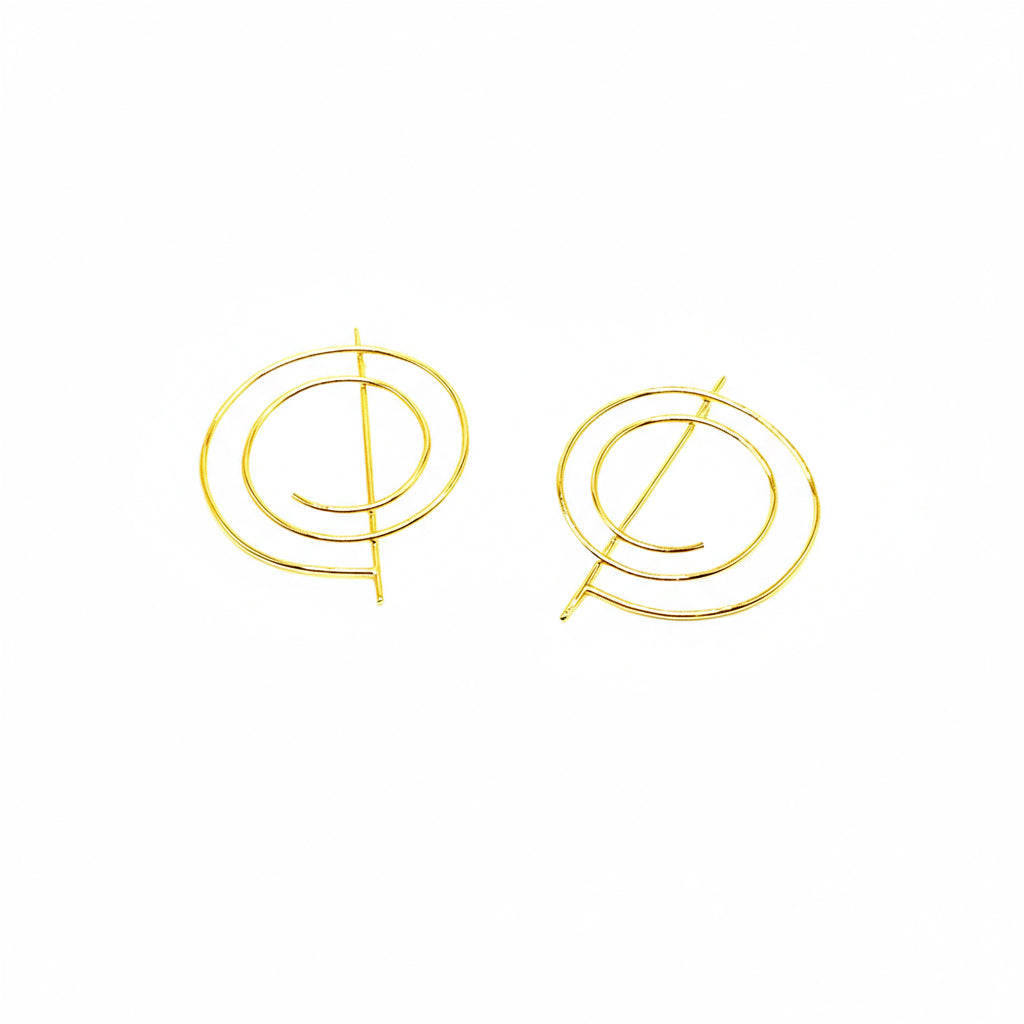 Abigail Earrings in Brass - 14k Gold Plated