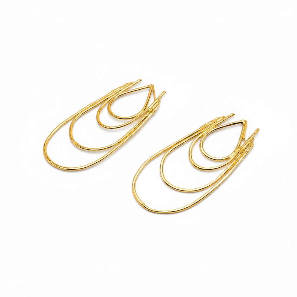 Adeleide Earrings in Brass - 14k Gold Plated