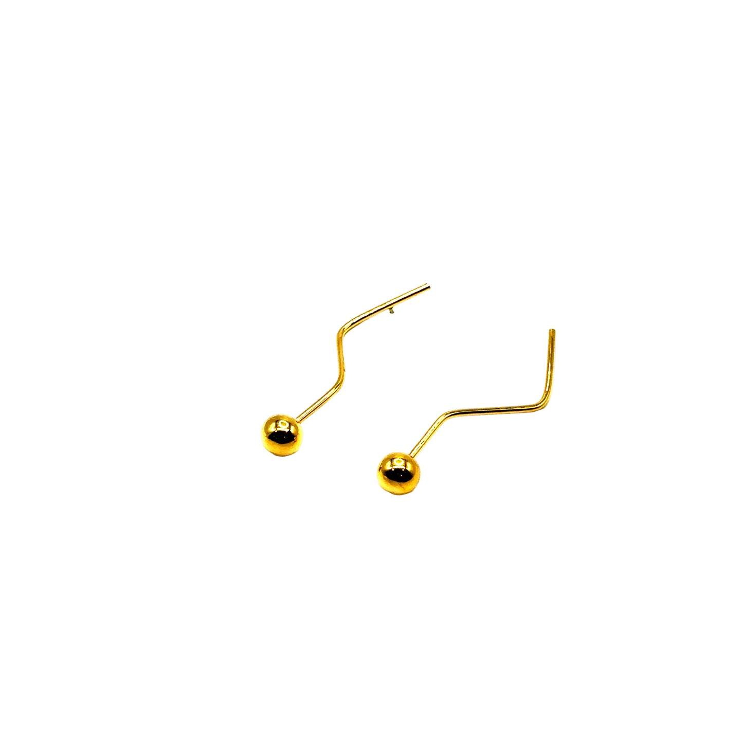 Angelina Earrings in Brass - 14k Gold Plated