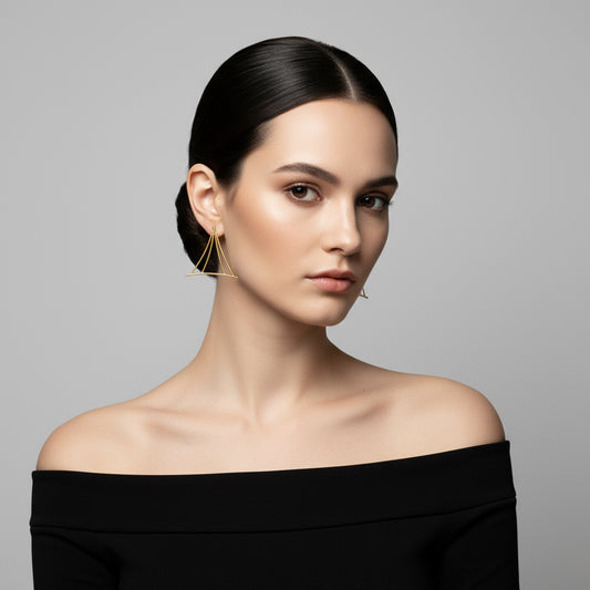 Desiree Earrings in Brass - 14k Gold Plated