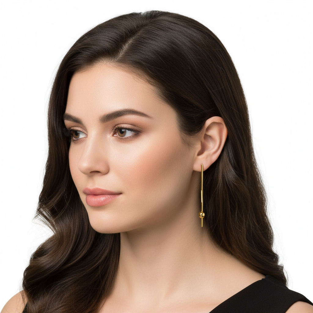 Eleanor Earrings in Brass - 14k Gold Plated
