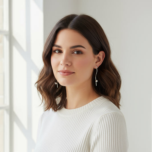 Eleanor Earrings in Sterling SIlver