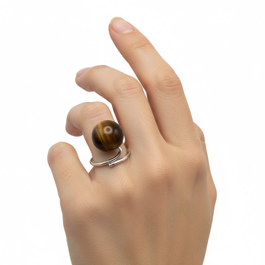 Grace Tiger's  Eye Ring