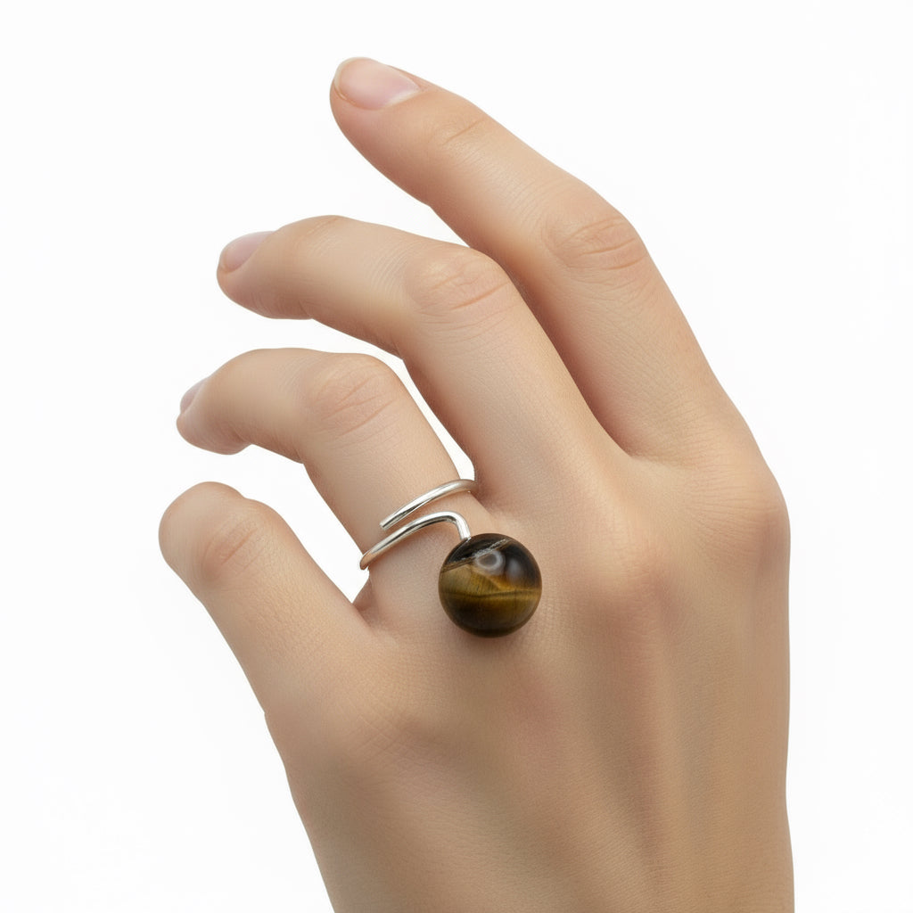 Grace Tiger's  Eye Ring