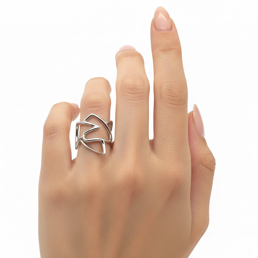 Juliette Ring in Brass 14k Gold Plated