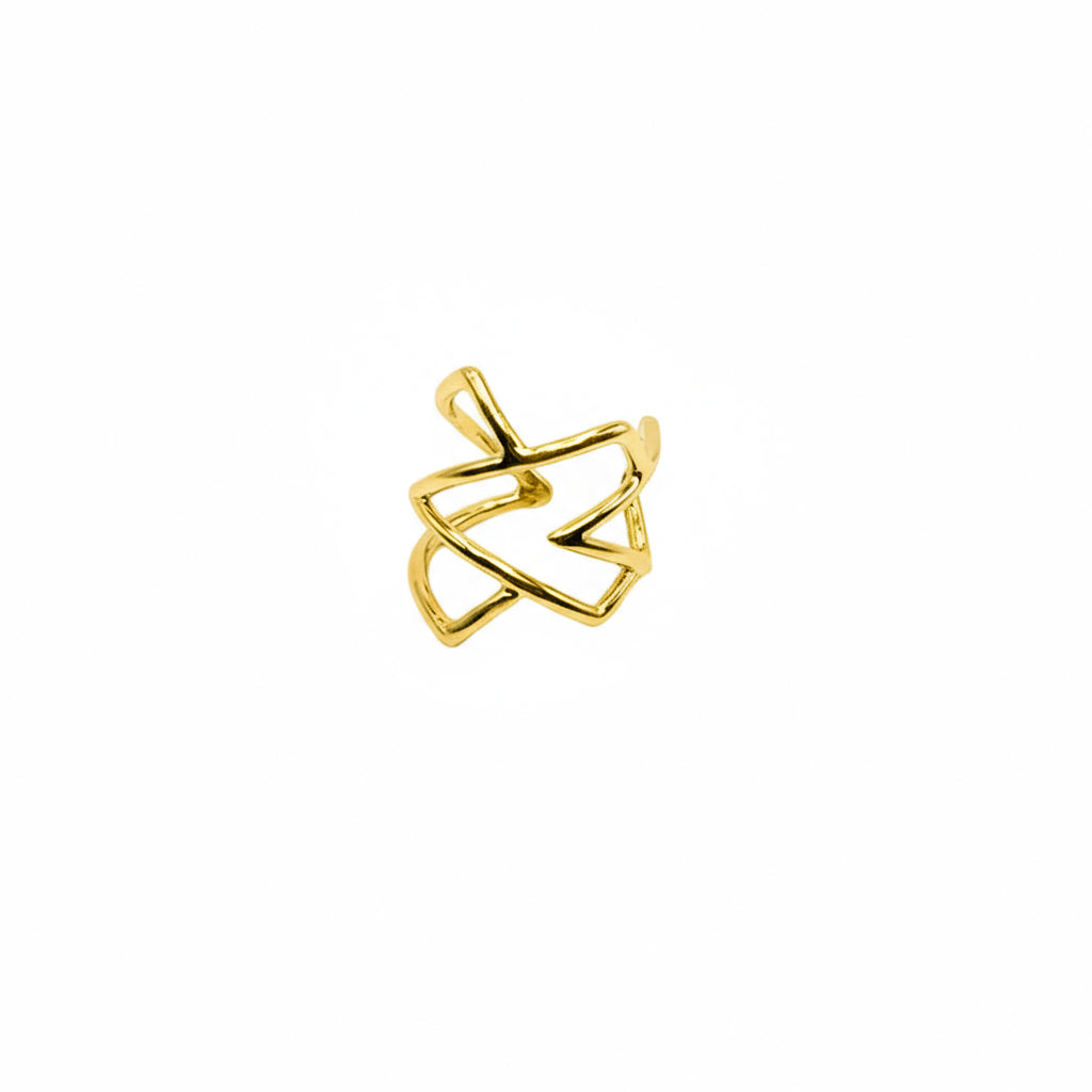 Juliette Ring in Brass 14k Gold Plated