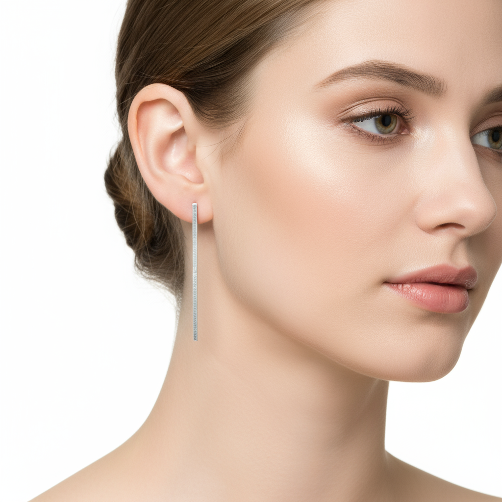 Lizzy Earrings Silver