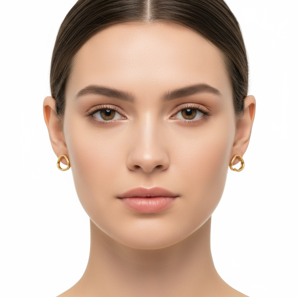 Gwen Earrings .50" Gold