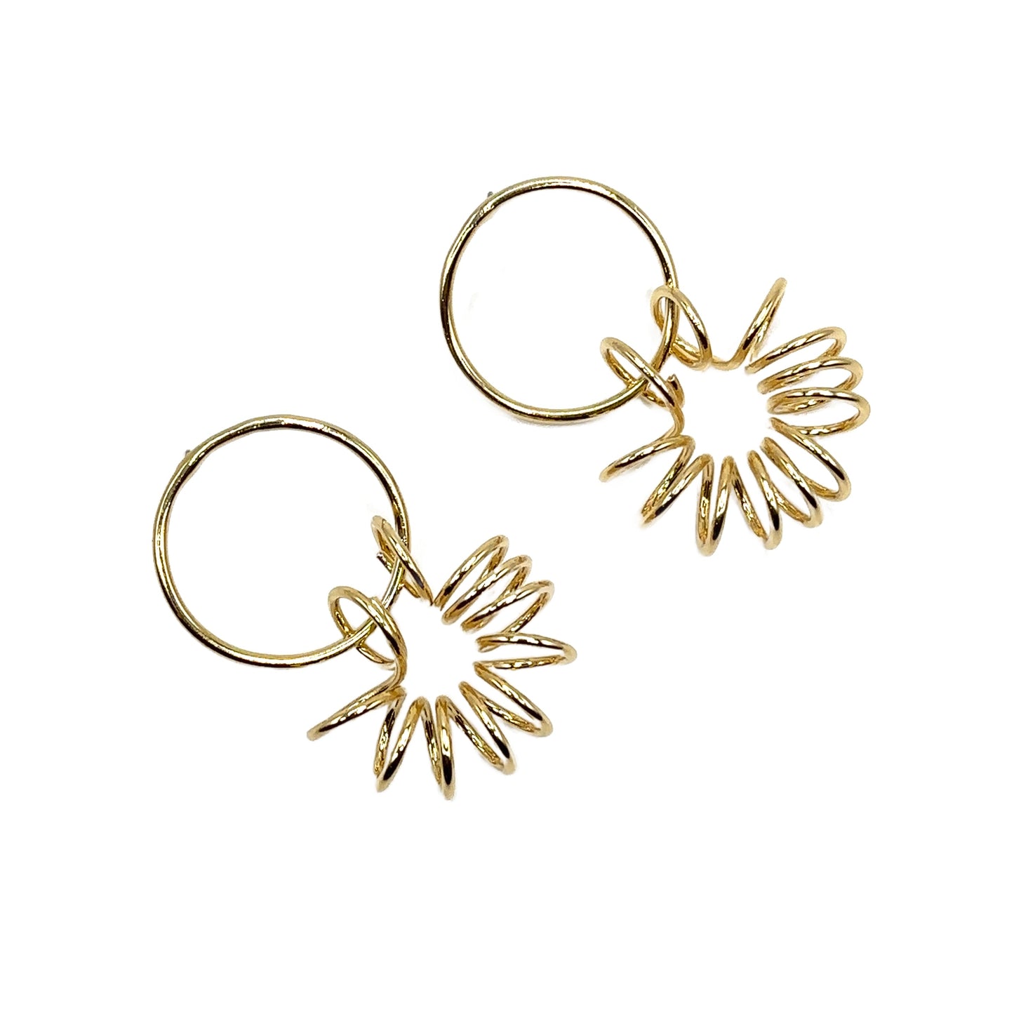 Celeste Earrings 14K Gold Plated by Iza by Silvia D'Avila