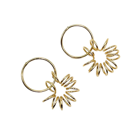 Celeste Earrings 14K Gold Plated by Iza by Silvia D'Avila