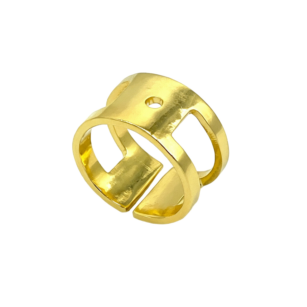 Charlotte Ring Gold, Aura by Gabby Collection - Gabby C Thomas  - Iza by Silvia D'Avila, New York