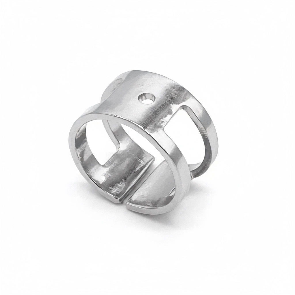 Charlotte Ring Silver, Aura by Gabby Collection - Gabby C Thomas  - Iza by Silvia D'Avila, New York 