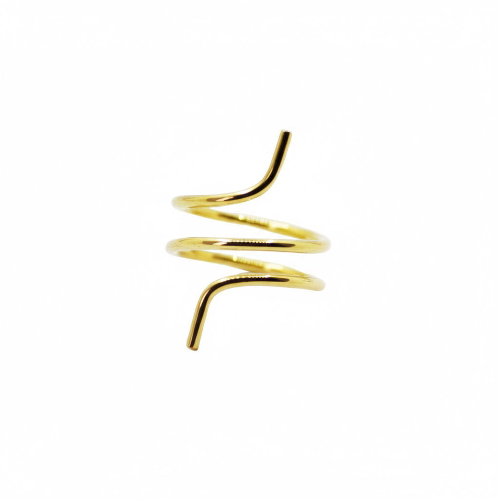 Emmy Ring Gold, Aura by Gabby Collection - Gabby C Thomas  - Iza by Silvia D'Avila, New York