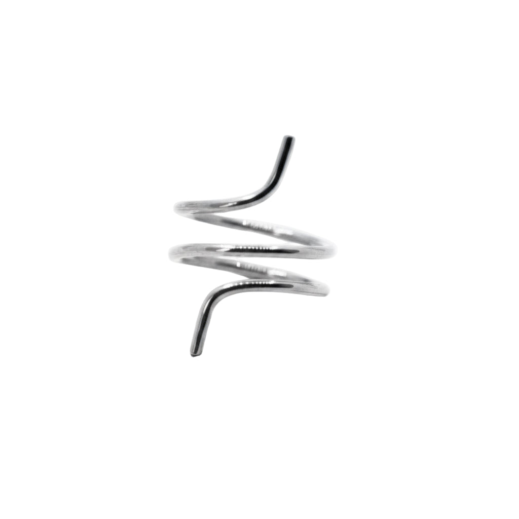 Emmy Ring Silver, Aura by Gabby Collection - Gabby C Thomas  - Iza by Silvia D'Avila, New York