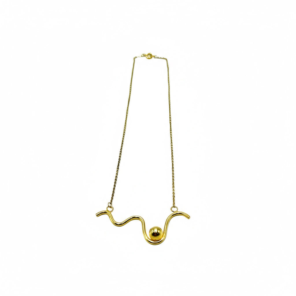 Mikelle Necklace Gold, Aura by Gabby Collection - Gabby C Thomas  - Iza by Silvia D'Avila, New York 