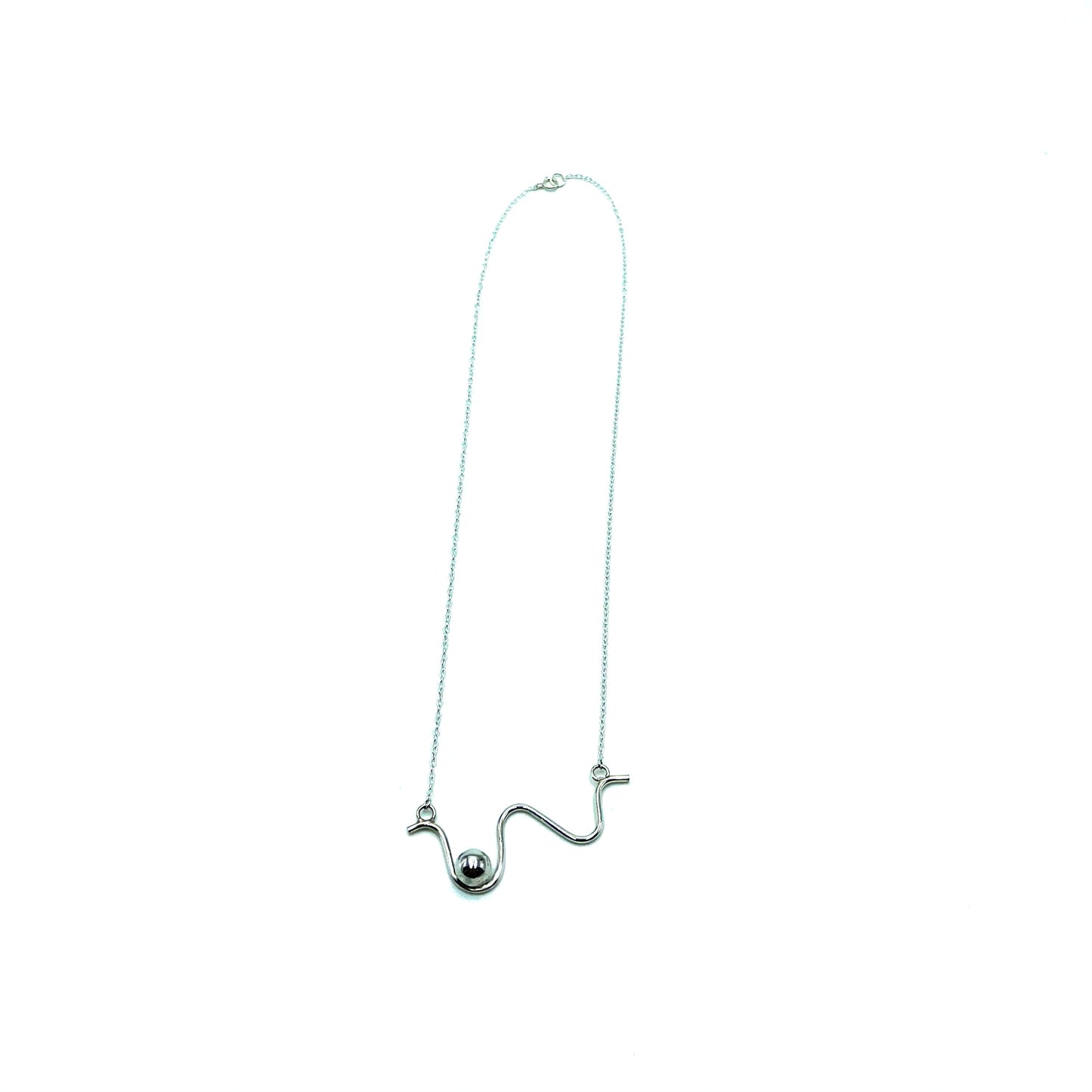 Mikelle Necklace Silver, Aura by Gabby Collection - Gabby C Thomas  - Iza by Silvia D'Avila, New York