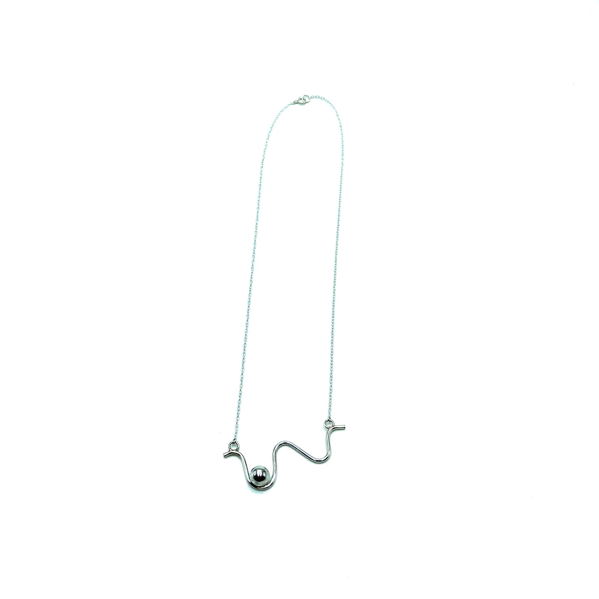 Mikelle Necklace Silver, Aura by Gabby Collection - Gabby C Thomas  - Iza by Silvia D'Avila, New York